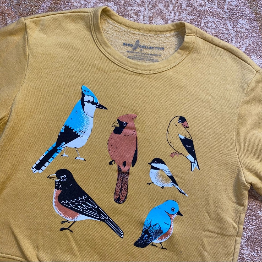 Bird Collective Songbird Cropped Sweatshirt